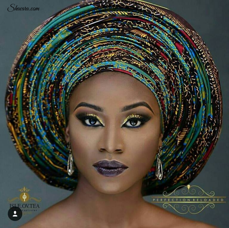 Beautiful Fashion Trend, 6 Yards Ankara Gele