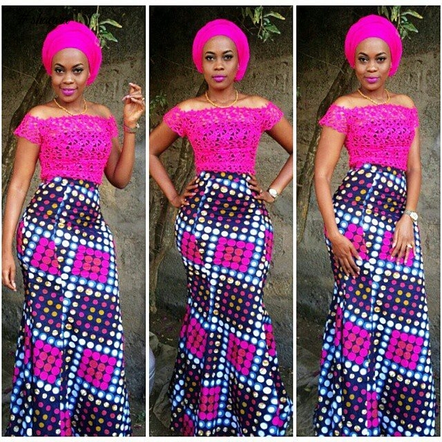 PINK ANKARA STYLES INSPIRATIONS