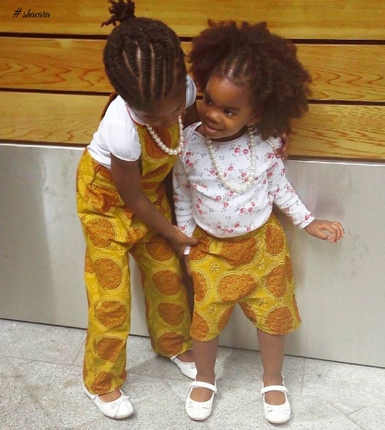 THESE TWO SISTERS ANKARA KIDS FASHION IS TOO LIT!!!