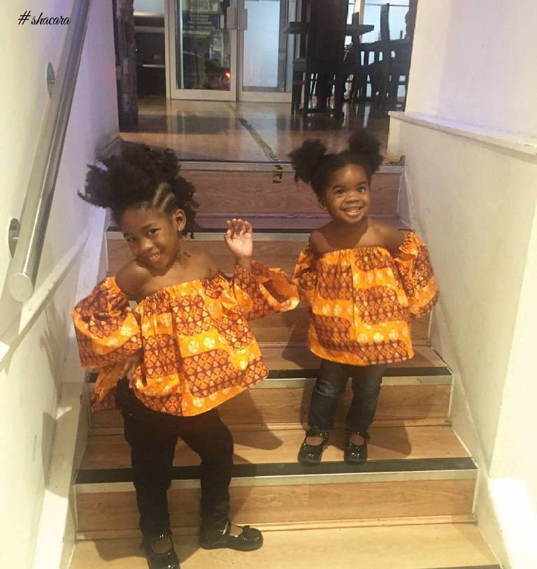 THESE TWO SISTERS ANKARA KIDS FASHION IS TOO LIT!!!