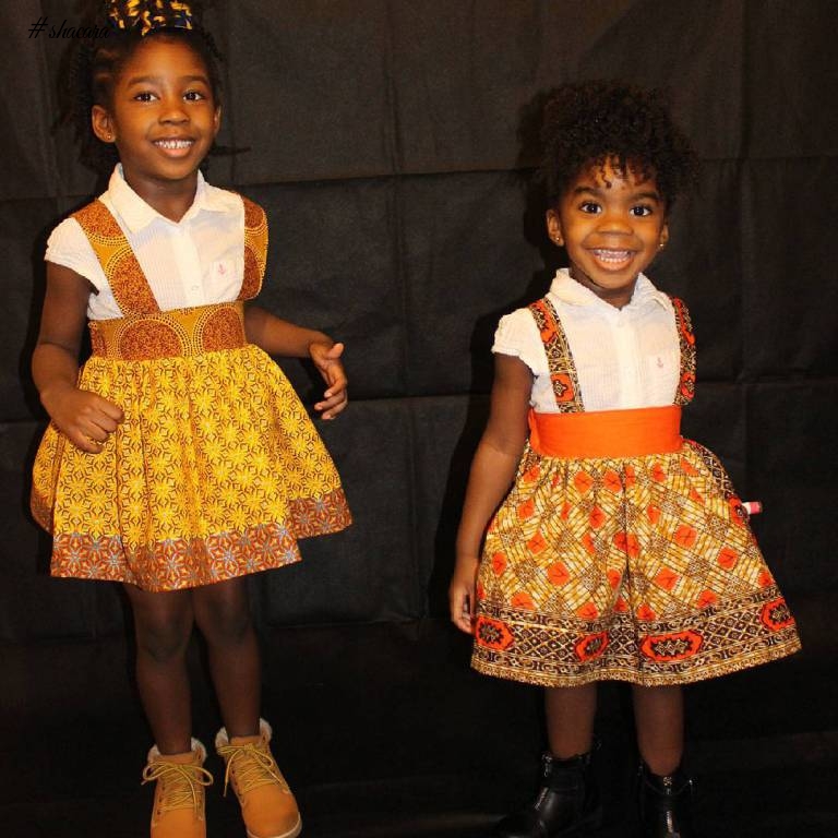 THESE TWO SISTERS ANKARA KIDS FASHION IS TOO LIT!!!