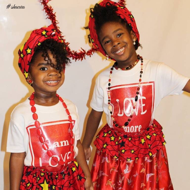 THESE TWO SISTERS ANKARA KIDS FASHION IS TOO LIT!!!