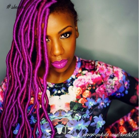 Funky Coloured Faux Locs Styles For Those Who Like To Play Around With Colours