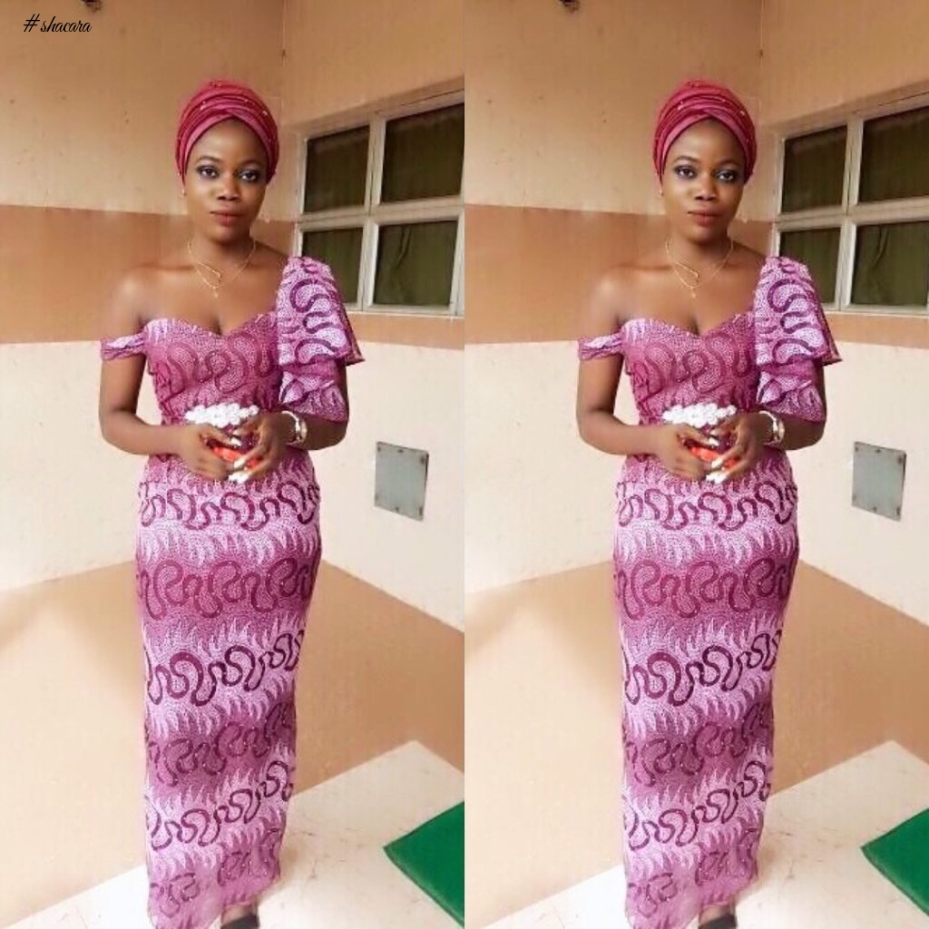 LACE ASO EBI STYLES JUST FOR YOU