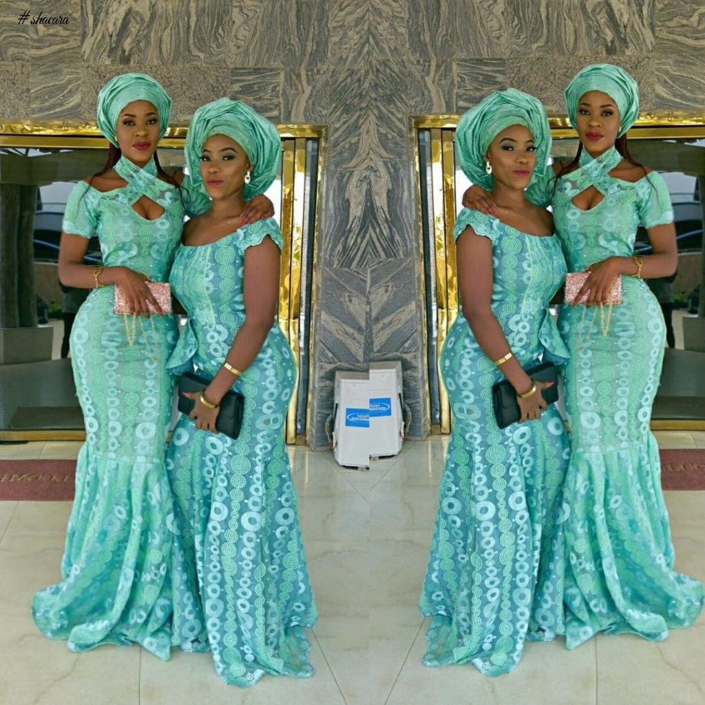 LACE ASO EBI STYLES JUST FOR YOU