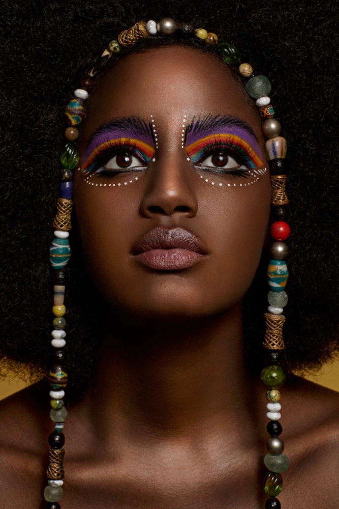 Ebonee Davis by Ricardo Rivera for The Cut as Nina Simone, Iman, Tina Turner, More!