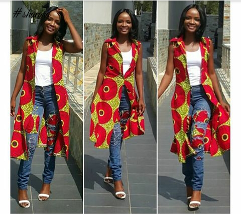 African Print On Denim Style Inspiration For Weekend Casual Looks