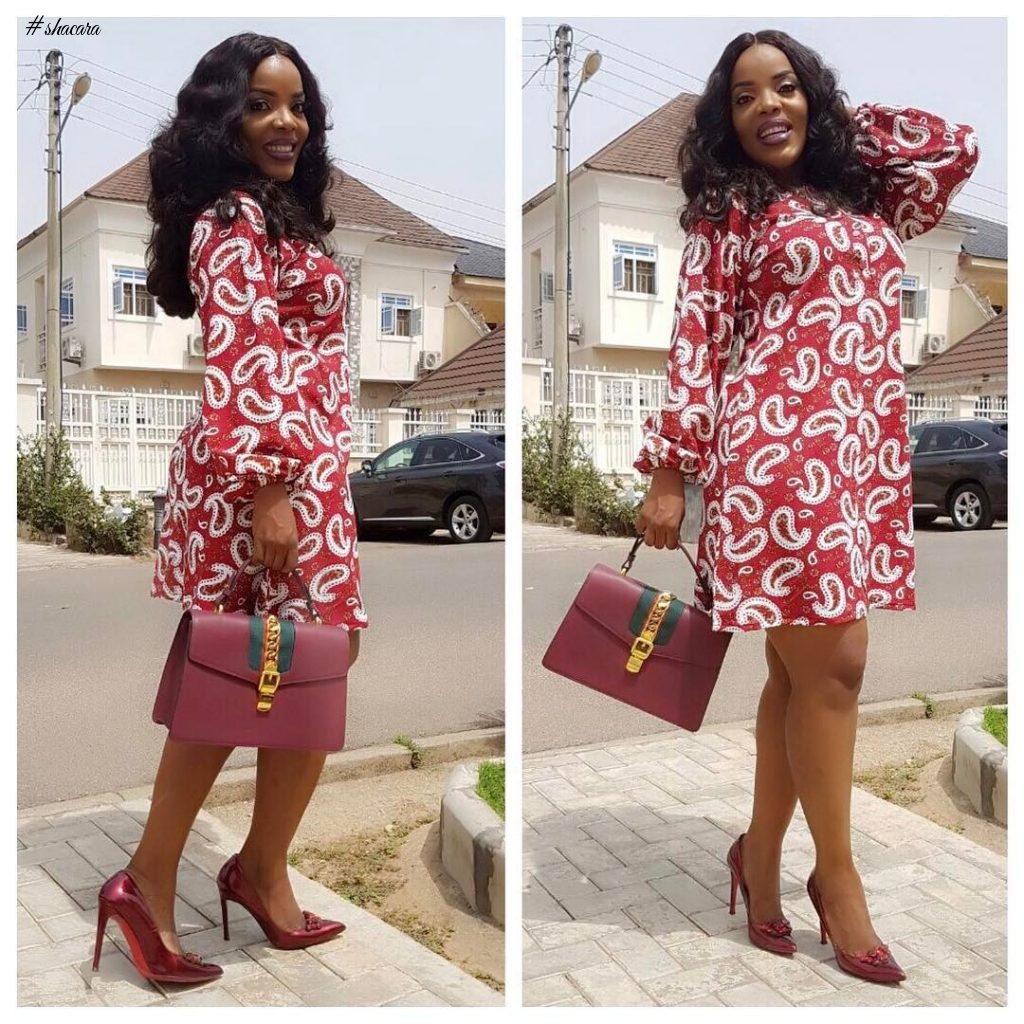 GET YOUR ANKARA GROOVE WITH NOLLYWOOD ACTRESS EMPRESS NJAMAH’S ANKARA STYLE