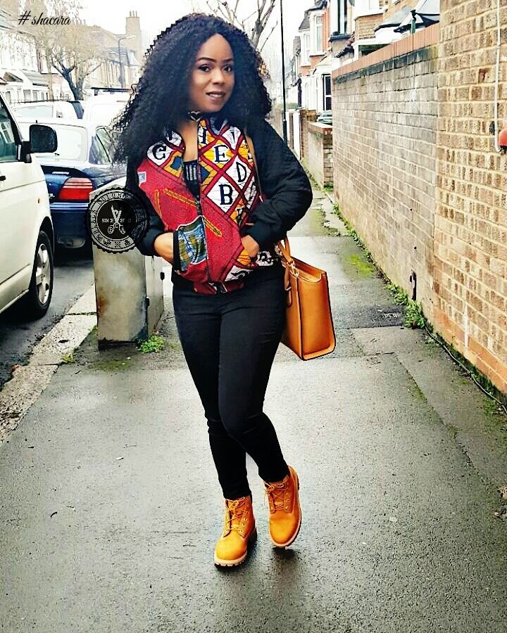 ANKARA BOMBER JACKET FOR THE WIN