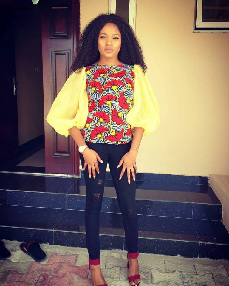 SIMPLE AND STYLISH! ANKARA TOPS FASHION QUEENS ARE SLAYING THIS WEEK