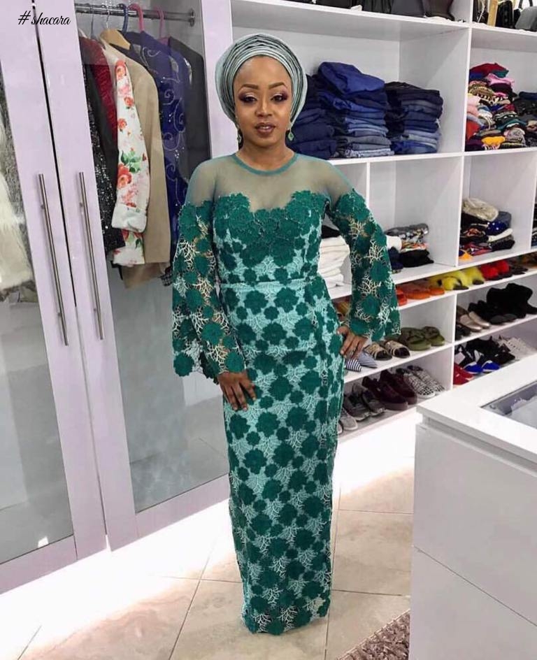 ASO EBI STYLES FAB FOR THE WEEKEND OWAMBE PARTY