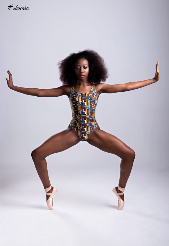 The fashion brand collaborated with a talented Ballet dancer Abiola Efunshile as they wanted to showcase a rare sight of a British African Ballerina in African Prints. The collection its self is inspired heavily by the prints