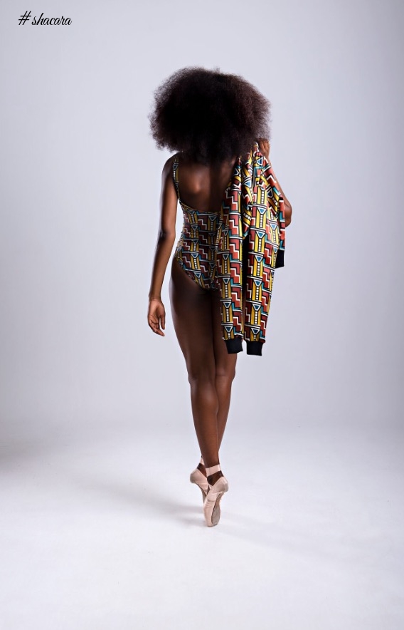 The fashion brand collaborated with a talented Ballet dancer Abiola Efunshile as they wanted to showcase a rare sight of a British African Ballerina in African Prints. The collection its self is inspired heavily by the prints