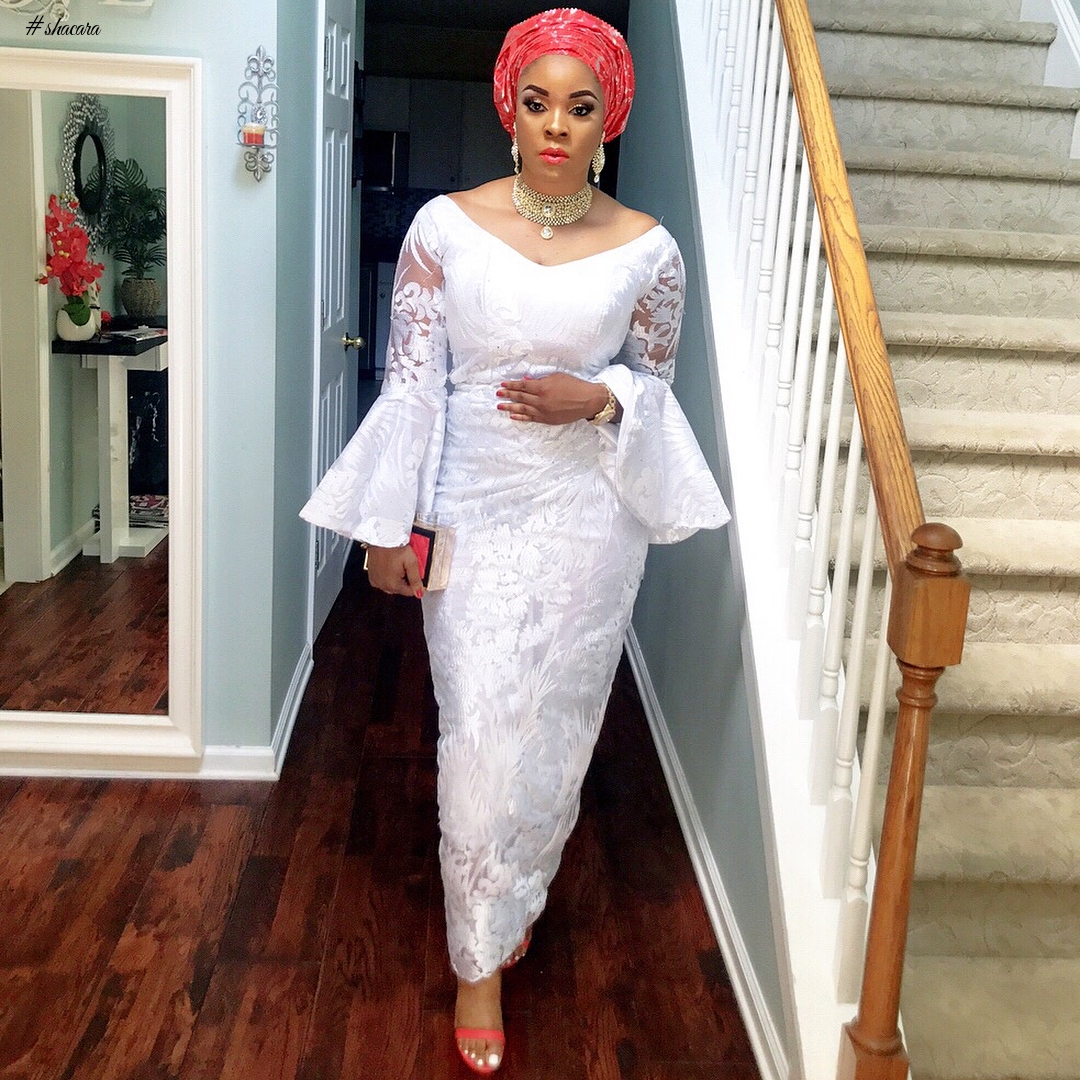 ASO EBI LOOKS THAT SHOWS THAT BELL SLEEVES IS THE NEW FLARE