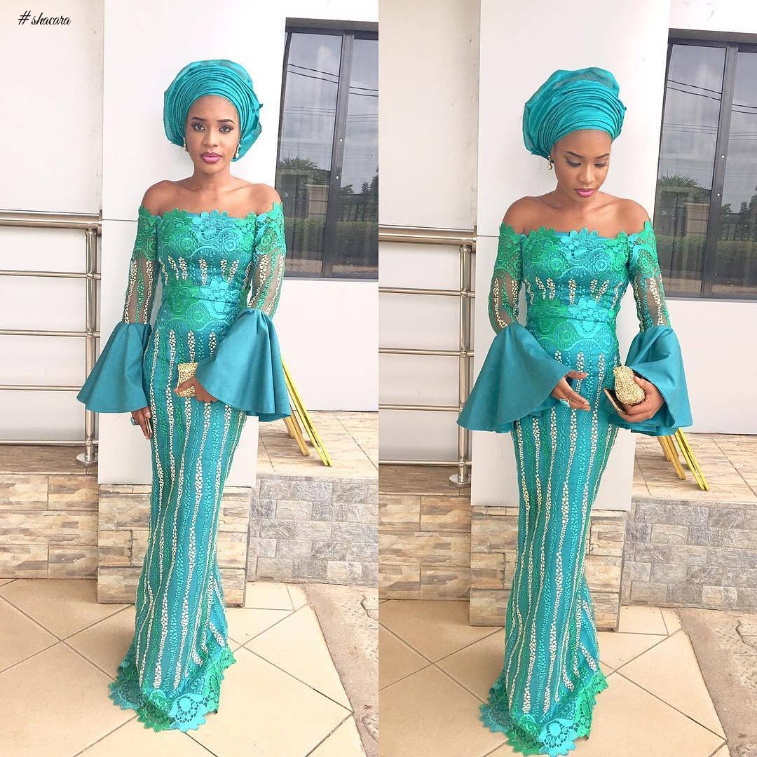 ASO EBI LOOKS THAT SHOWS THAT BELL SLEEVES IS THE NEW FLARE