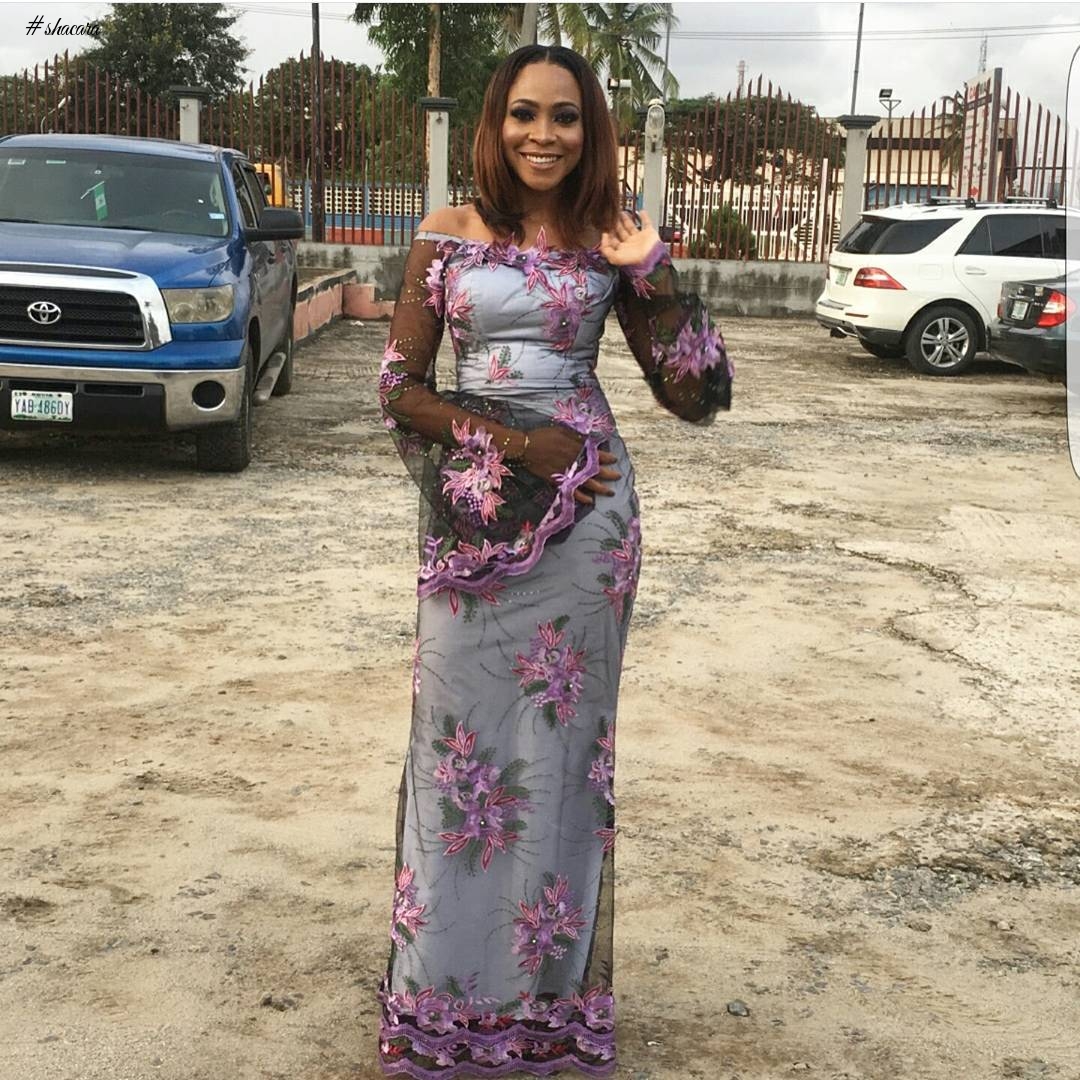 ASO EBI LOOKS THAT SHOWS THAT BELL SLEEVES IS THE NEW FLARE