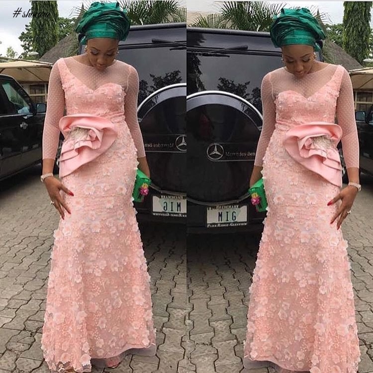 TRENDING FLORAL DETAILS ASO EBI LACE WE ARE CRUSHING ON THIS SEASON