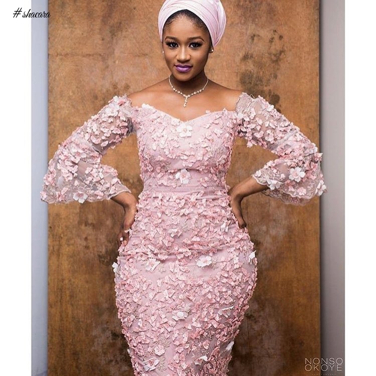 TRENDING FLORAL DETAILS ASO EBI LACE WE ARE CRUSHING ON THIS SEASON