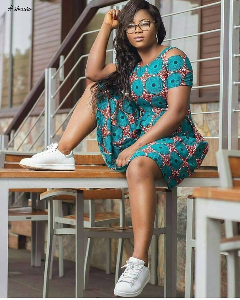 SHORT ANKARA DRESS FOR THE SLAY QUEENS ARE ROCKING LATELY