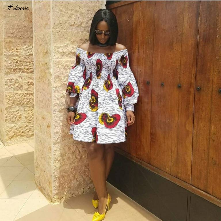 SHORT ANKARA DRESS FOR THE SLAY QUEENS ARE ROCKING LATELY