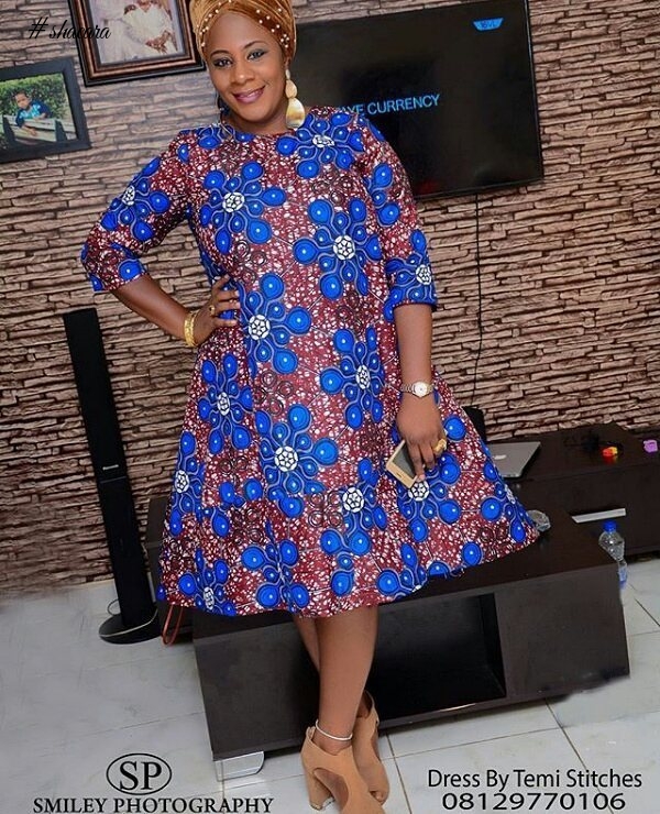 SHORT ANKARA DRESS FOR THE SLAY QUEENS ARE ROCKING LATELY