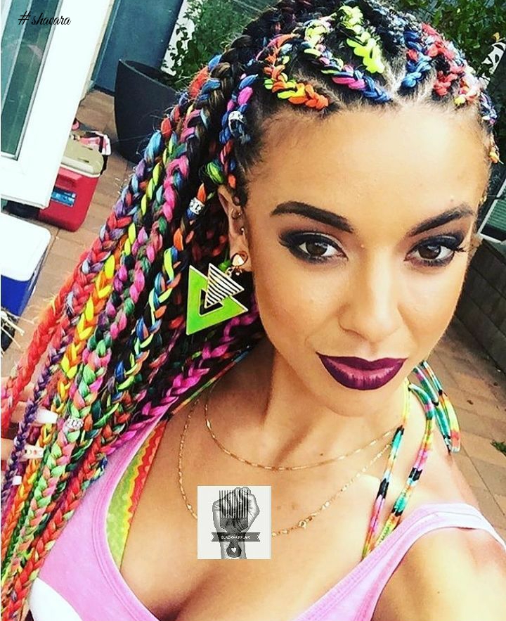 Multicoloured Braid Style: Would You Love To Rock It?