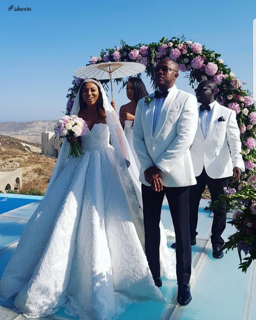 STEPHANIE COKER ADERINOKUN GETS MARRIED IN GREECE