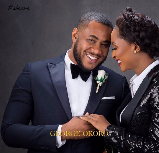 Bond & The Bond Girl! We Are Crushing On Powede & Ikenna’s Pre-Wedding Shoot