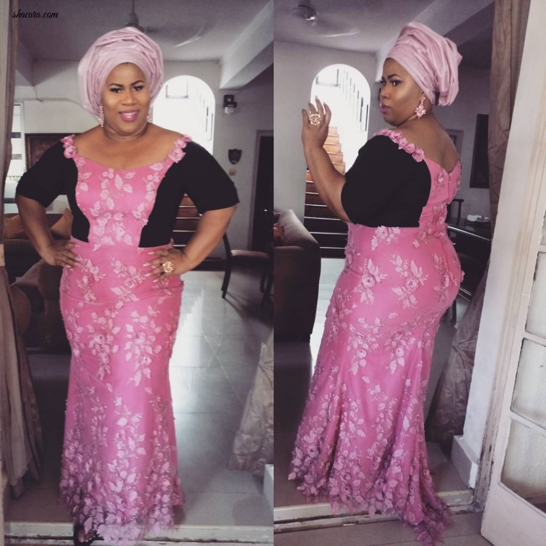 Tiwa Savage, Stephanie Coker, More, In Asoebi At Banky W & Adesua Etomi’s Traditional Wedding