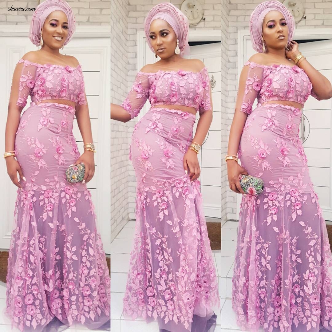 Tiwa Savage, Stephanie Coker, More, In Asoebi At Banky W & Adesua Etomi’s Traditional Wedding