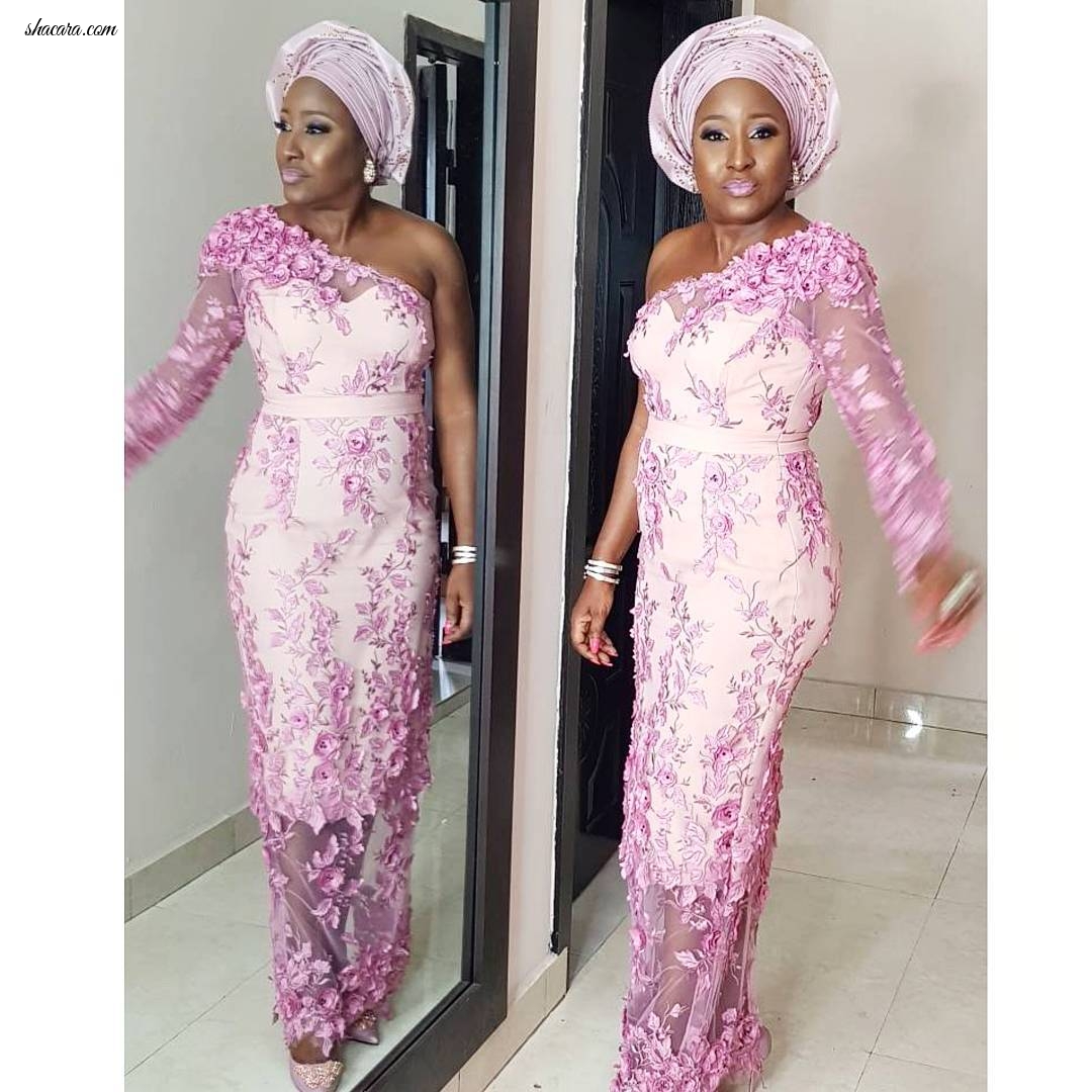 Tiwa Savage, Stephanie Coker, More, In Asoebi At Banky W & Adesua Etomi’s Traditional Wedding