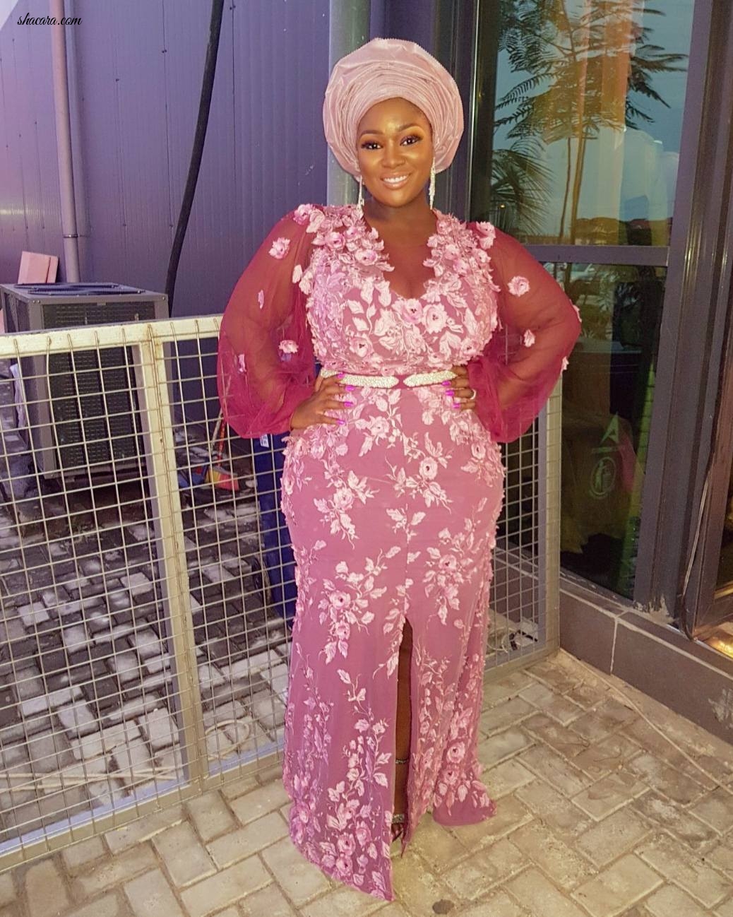 Tiwa Savage, Stephanie Coker, More, In Asoebi At Banky W & Adesua Etomi’s Traditional Wedding