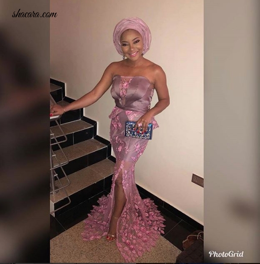 Tiwa Savage, Stephanie Coker, More, In Asoebi At Banky W & Adesua Etomi’s Traditional Wedding