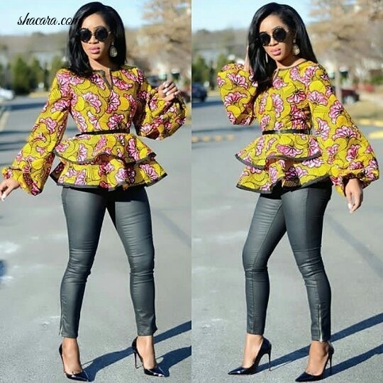 SIMPLE DOES IT BETTER! CHECK OUT THESE ANKARA STYLES