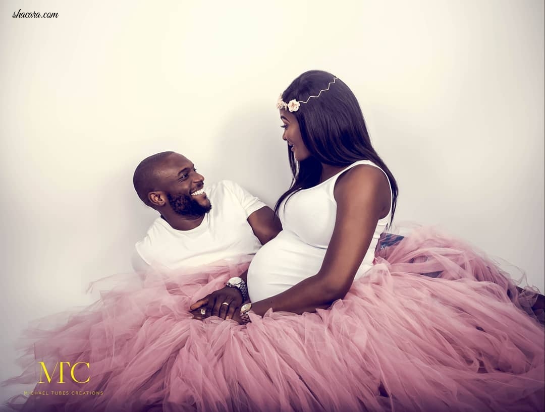 Comedian Wale Gates, Wife Lanre Welcome Baby Girl & Release Beautiful Maternity Photos