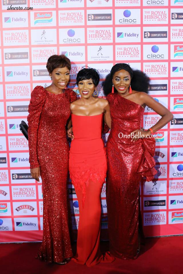 Red Carpet Glam: Mo Abudu, Zainab Balogun, Attend The Premiere Of “The Royal Hibiscus Hotel”