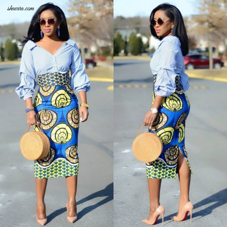 CLASSY AND INSPIRING ANKARA INFUSED WORK OUTFITS PERFECT FOR FRIDAY