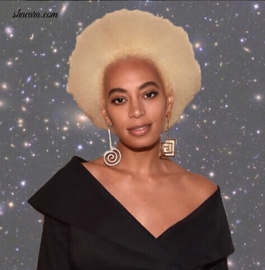 Solange Knowles Is A Blonde Beauty At Stuart Weitzman’s #NYFW Party