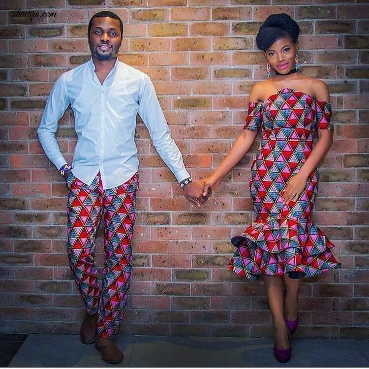 Get Inspired From These 10 African Print Matching Outfits For Couples