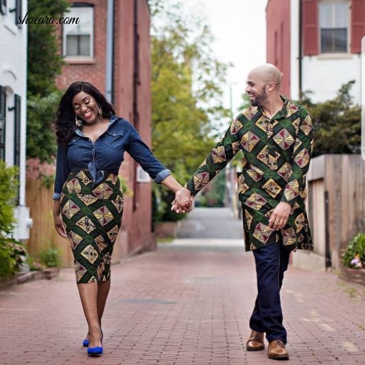 Get Inspired From These 10 African Print Matching Outfits For Couples