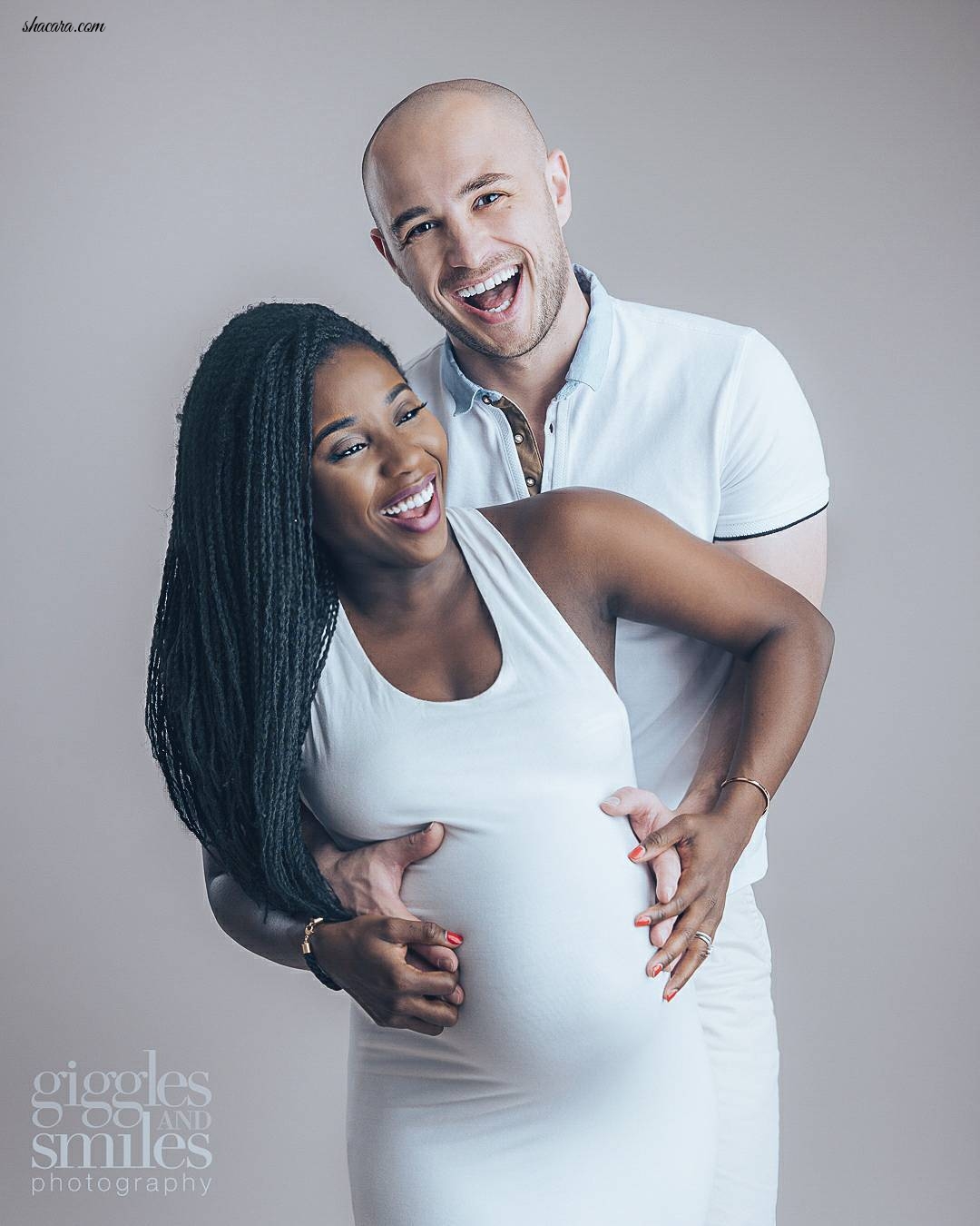 3 Plus 1! See Gorgeous Photos Of Adanna & David’s Maternity Shoot