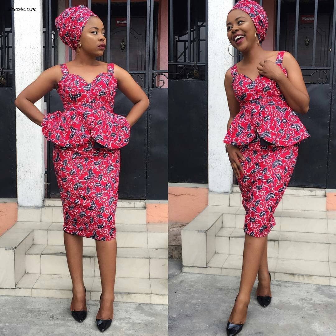 BEAUTIFUL ANKARA STYLES FOR THE LADIES WITH THE SEXY FIGURE