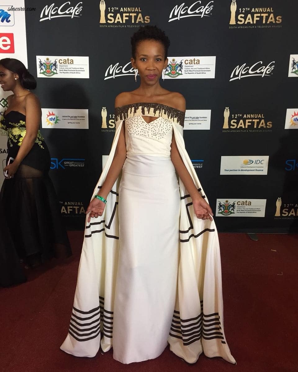 The South African Fashionistas Slay On The Red Carpet At The #SAFTAs12!