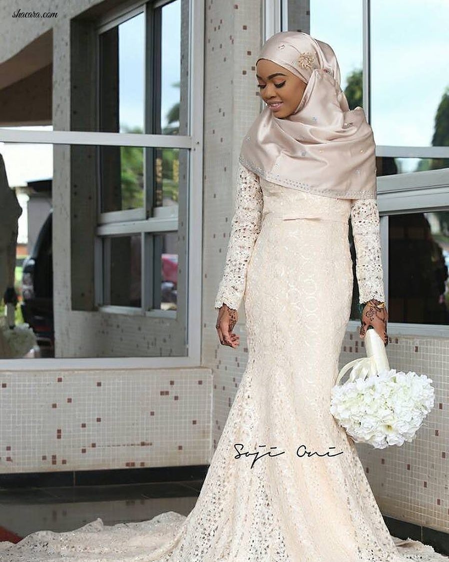 HERE ARE 10 EYE POOPING WEDDING DRESSES MUSLIM BRIDES ARE SLAYING FOR THEIR NIKKIA.