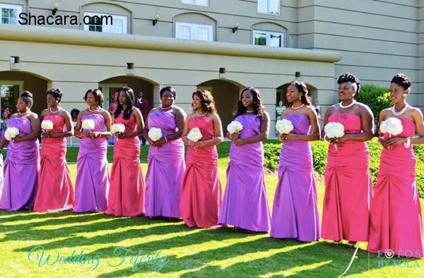 Purple Bridesmaids Dresses for Nigerian Weddings!