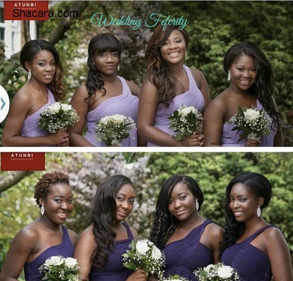 Purple Bridesmaids Dresses for Nigerian Weddings!