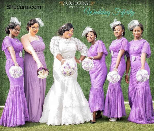 Purple Bridesmaids Dresses for Nigerian Weddings!