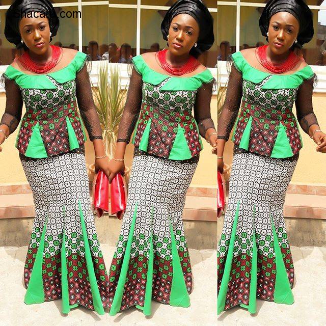 TURN HEAD IN THESE ALLURING ANKARA STYLES