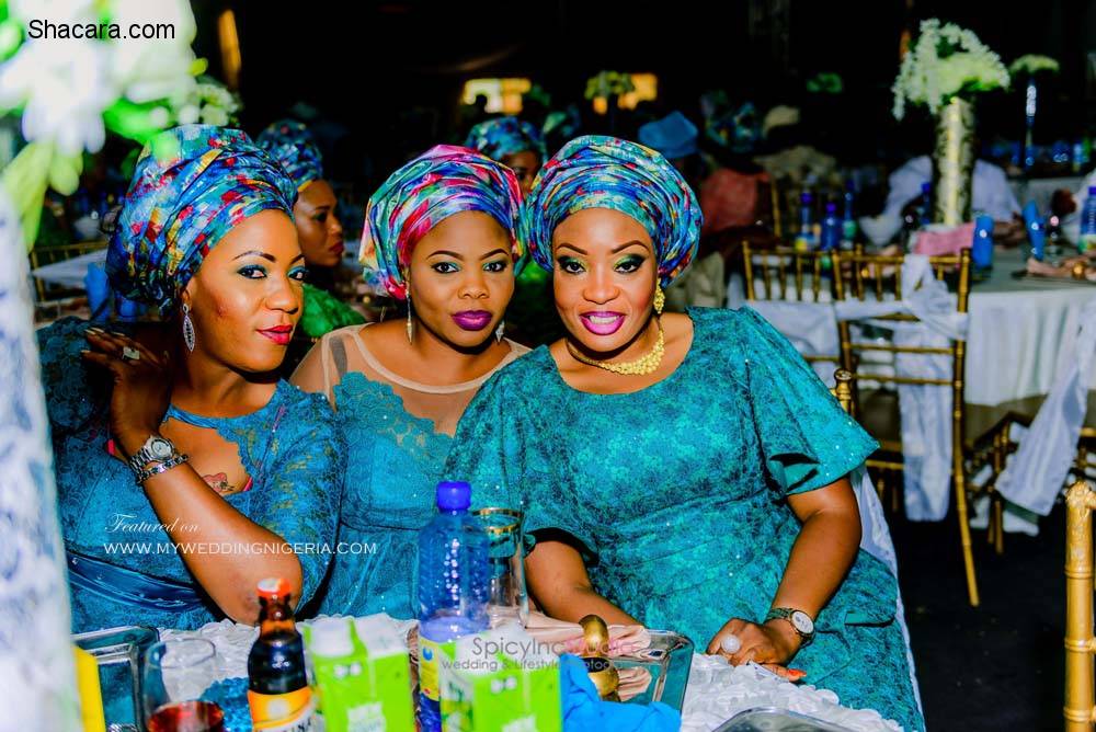 STAR STUDDED WEDDING OF OYINDAMOLA AND KAREEM BY SPICY INC STUDIO