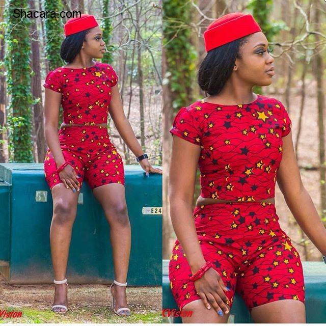 TURN-UP TRENDY IN ONE OF THIS SEXY ANKARA STYLE.